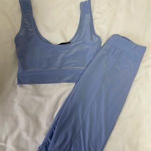 Women's Co-ordinated Set - Baby Blue - US 8 - PRETTY LITTLE THING - Summer